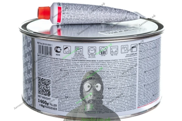 Шпатлевка со Стекловолокном Body Fiber F250