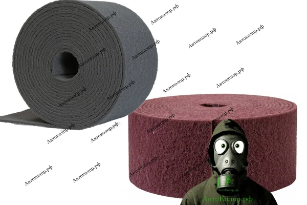 Нетканый Абразивный Материал Du Rall в Рулоне 115мм*10м (Скотч-Брайт), 350 ₽