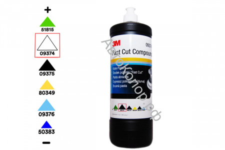Паста Полировальная 3М 09374 Fast Cut (#1) Turkey