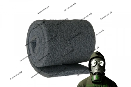 Нетканый Абразивный Материал Du Rall в Рулоне 115мм*10м (Скотч-Брайт) Кратно метру (Серый)