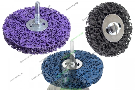 Круг Зачистной (Кораловый POLY X) под Дрель Du Rall