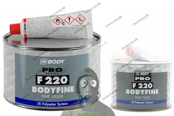 Шпатлевка Полиэфирная Body Fine F220, 530 ₽