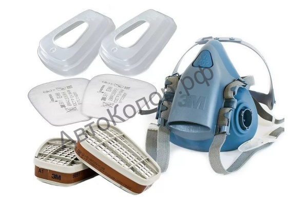 Полумаска Защитная Силиконовая 3M 7500 "M" (Комплект), 2 200 ₽