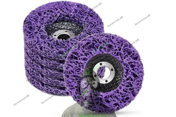 Круг Зачистной под УШМ Du Rall ⌀100мм. Фиолетовый