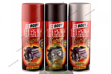 Эмаль Термостойкая Body Heat Super (Спрей)