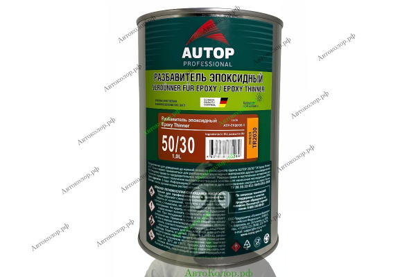 Разбавитель Эпоксидный Autop (Автоп) Thinner Epoxy 50/30 1л ATR-TR50/30-1, 590 ₽