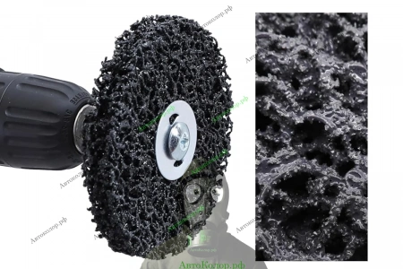 Круг Зачистной под Дрель Du Rall ⌀50мм. Чёрный