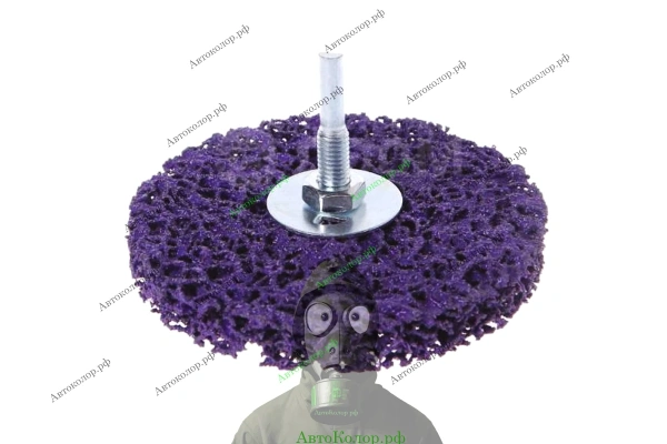 Круг Зачистной под Дрель Du Rall ⌀50мм. Фиолетовый
