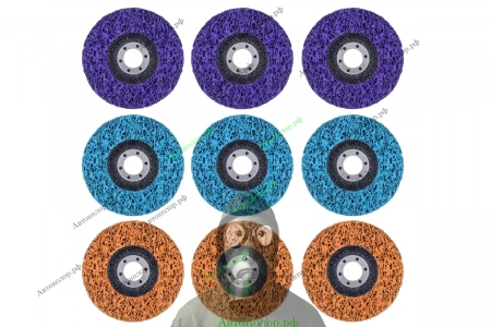 Круг Зачистной (Коралловый POLY X) под УШМ Du Rall