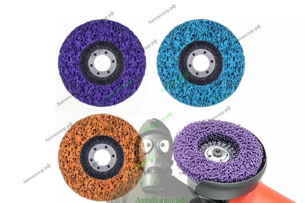 Круг Зачистной (Коралловый POLY X) под УШМ Du Rall, 340 ₽