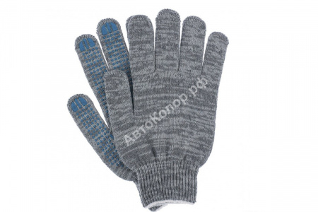 Перчатки х/б Вязанные G10 Adolf Bucher Серые (Пара)